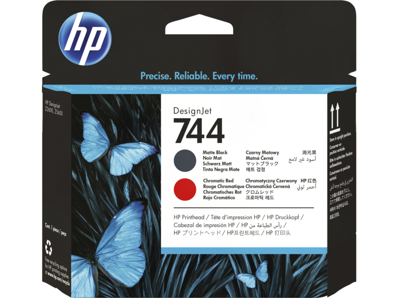 

Печатающая головка HP 744, черный/хромотический красный для Z2600ps/5600ps (F9J88A), 744