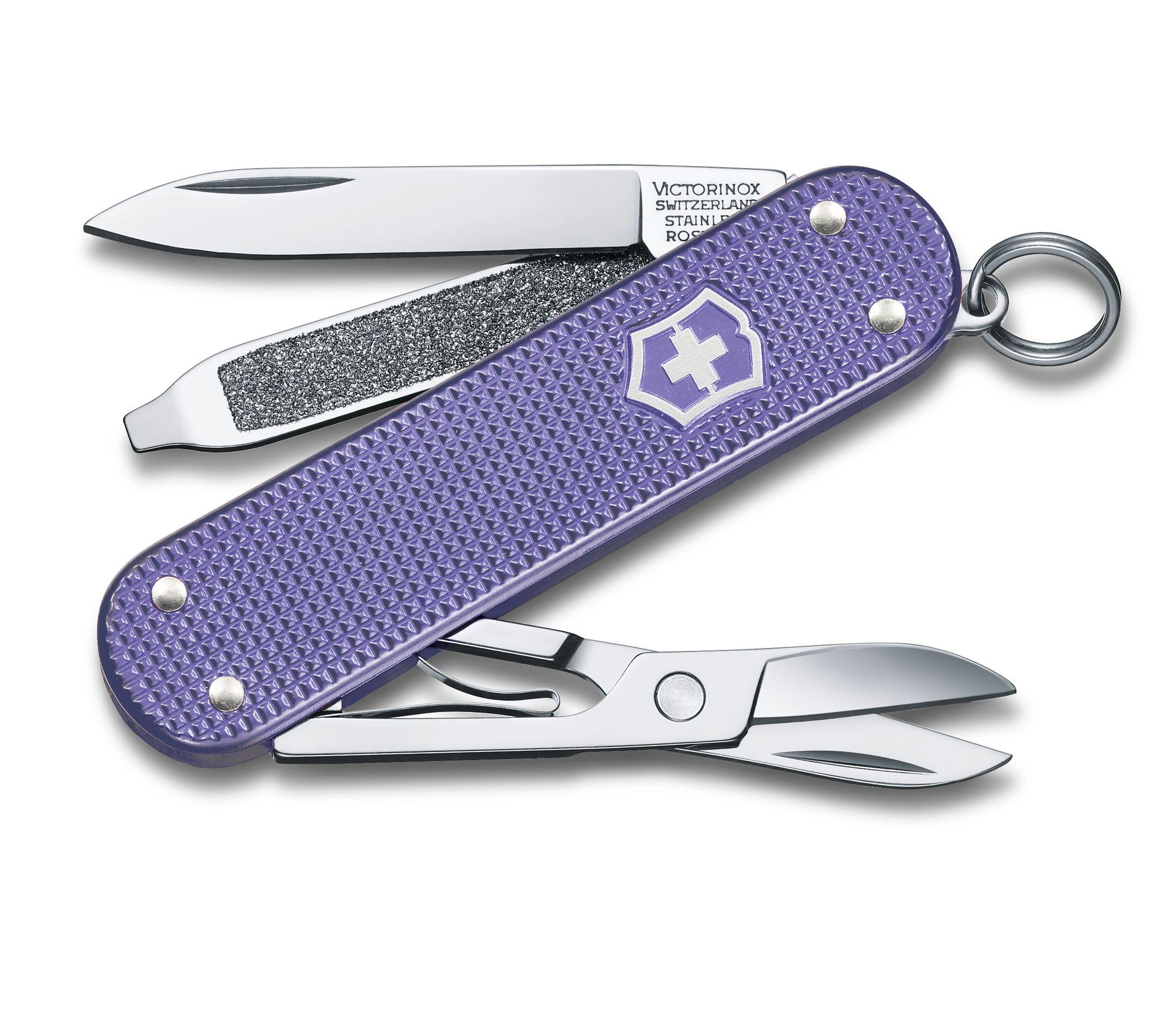 

Мультитул 5 в 1, фиолетовый, VICTORINOX Classic SD Alox Electric Lavender (0.6221.223G), Classic SD Alox Electric Lavender