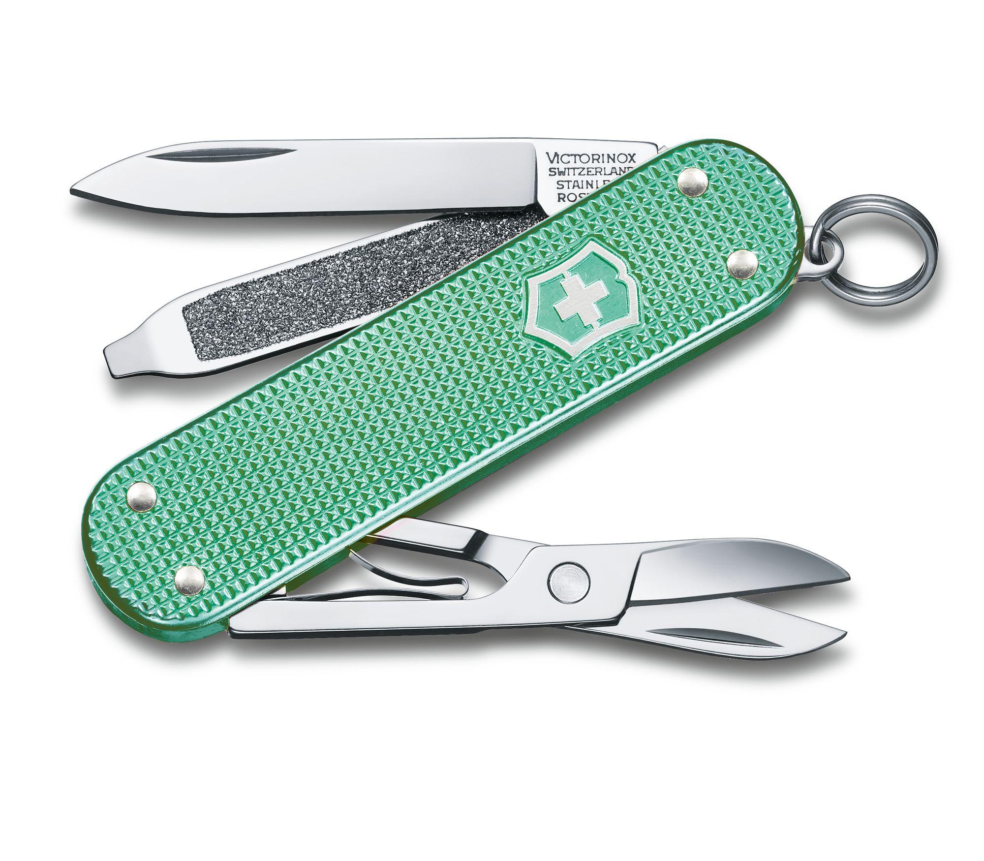 Мультитул 5 в 1, мятный, VICTORINOX Classic SD Alox Minty Mint (0.6221.221G)