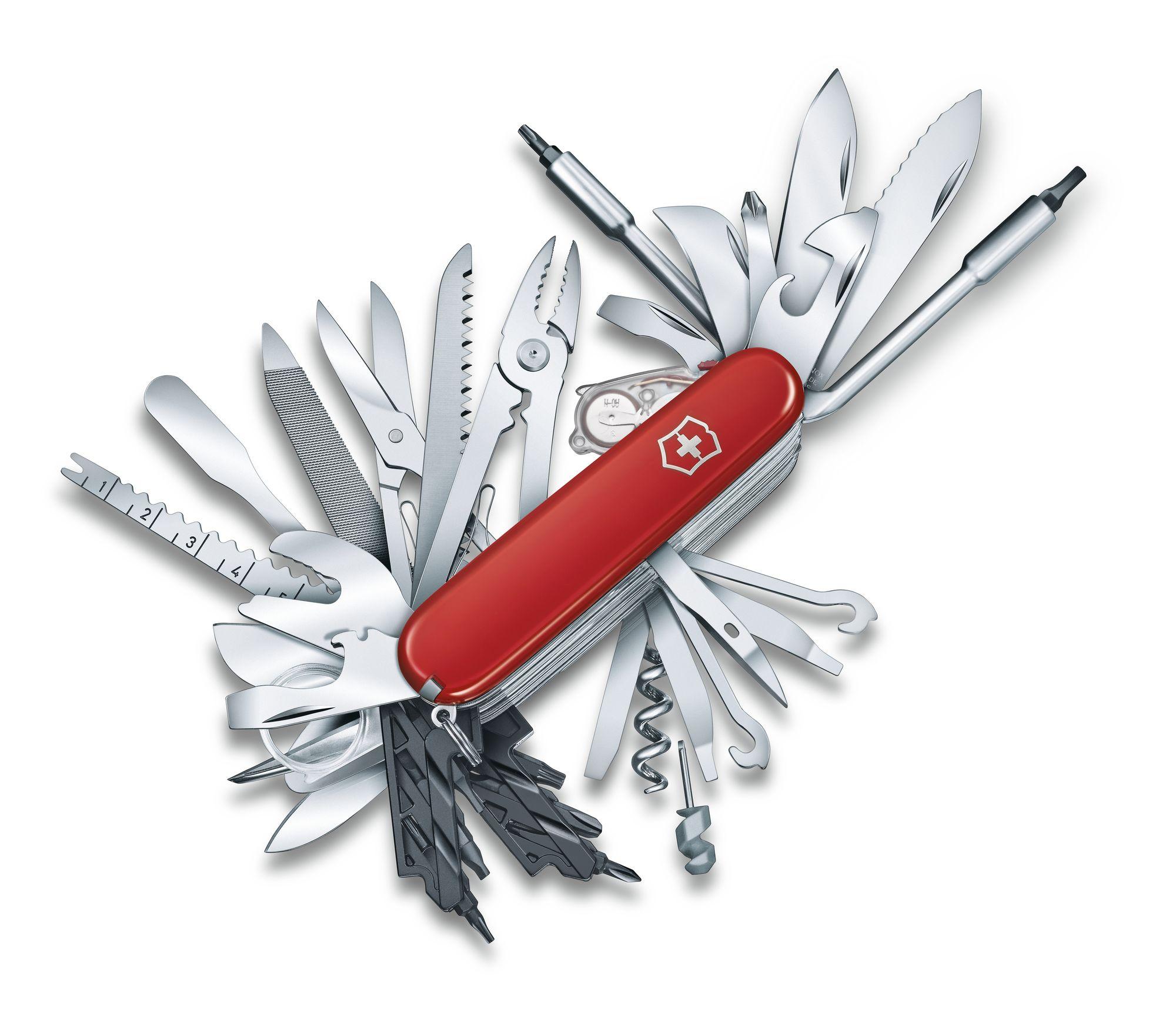 Мультитул 73 в 1, красный, VICTORINOX Swiss Champ XXL (1.6795.XXL)