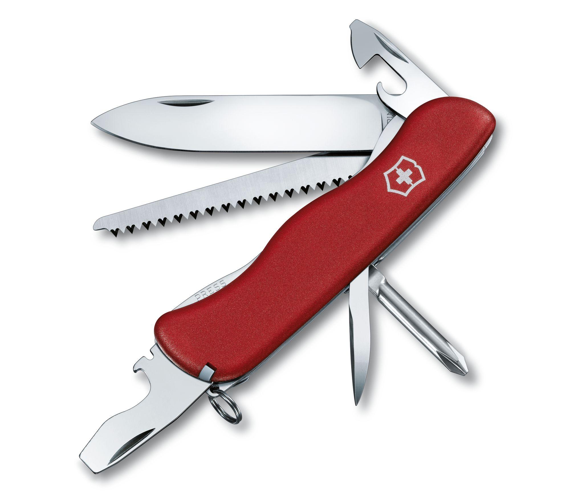 Мультитул 12 в 1, красный, VICTORINOX Trailmaster (0.8463)