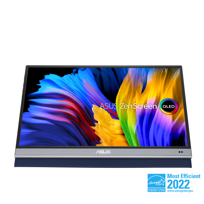 

Монитор 15.6" ASUS ZenScreen MQ16AH OLED, 1920x1080 (16:9), 400кд/м2, 1 мс, 178°/178°, Mini HDMI, USB Type-C, серебристый (90LM07SV-B01170), MQ16AH