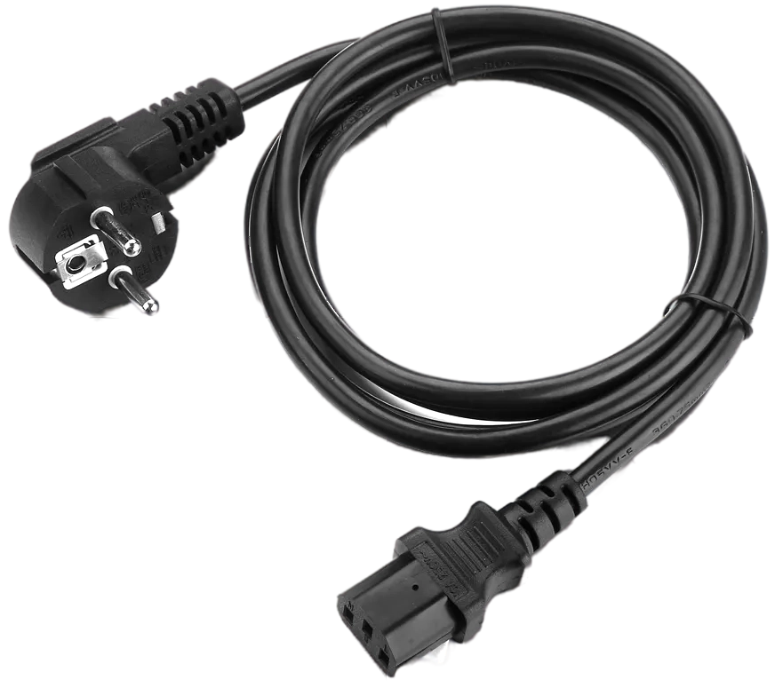 

Кабель питания IEC-320-C13-Schuko (Euro)(M) угловая вилка/прямой штекер, 16А, 1.8 м, черный GOOXI VDE-16A-250V-L (VDE-16A-250V-L), VDE-16A-250V-L