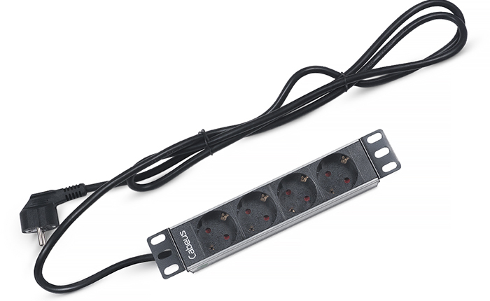

Блок розеток (PDU) Cabeus PDU-4P-2EU, кол-во розеток:4 (4xЕвро), 16А, черный, кабель питания 2 м (PDU-4P-2EU), PDU-4P-2EU