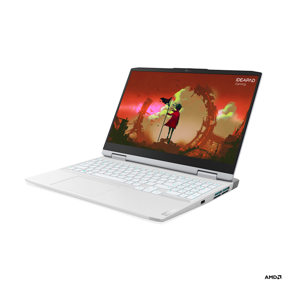 

Ноутбук Lenovo IdeaPad Gaming 3 15ARH7 15.6" IPS 1920x1080, AMD Ryzen 7 6800H 3.2 ГГц, 16Gb RAM, 512Gb SSD, NVIDIA GeForce RTX 3050 Ti-4Gb, без OC, белый (82SB00C7RM) Английская клавиатура!, 15ARH7