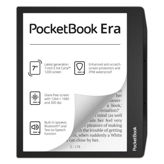 Электронная книга PocketBook 700 ERA, 7", 16Gb, серебристый