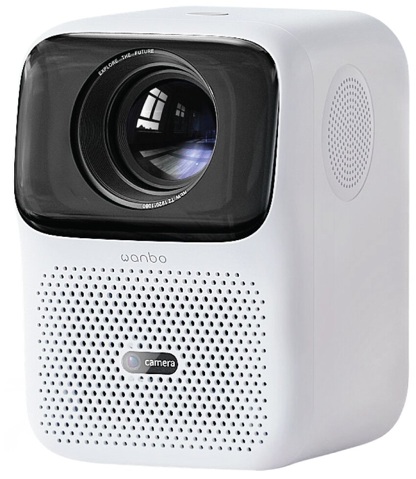 Проектор Wanbo Projector T4, DLP, 1920x1080, 450лм, белый (6970885350221) (Android OS) - фото 1