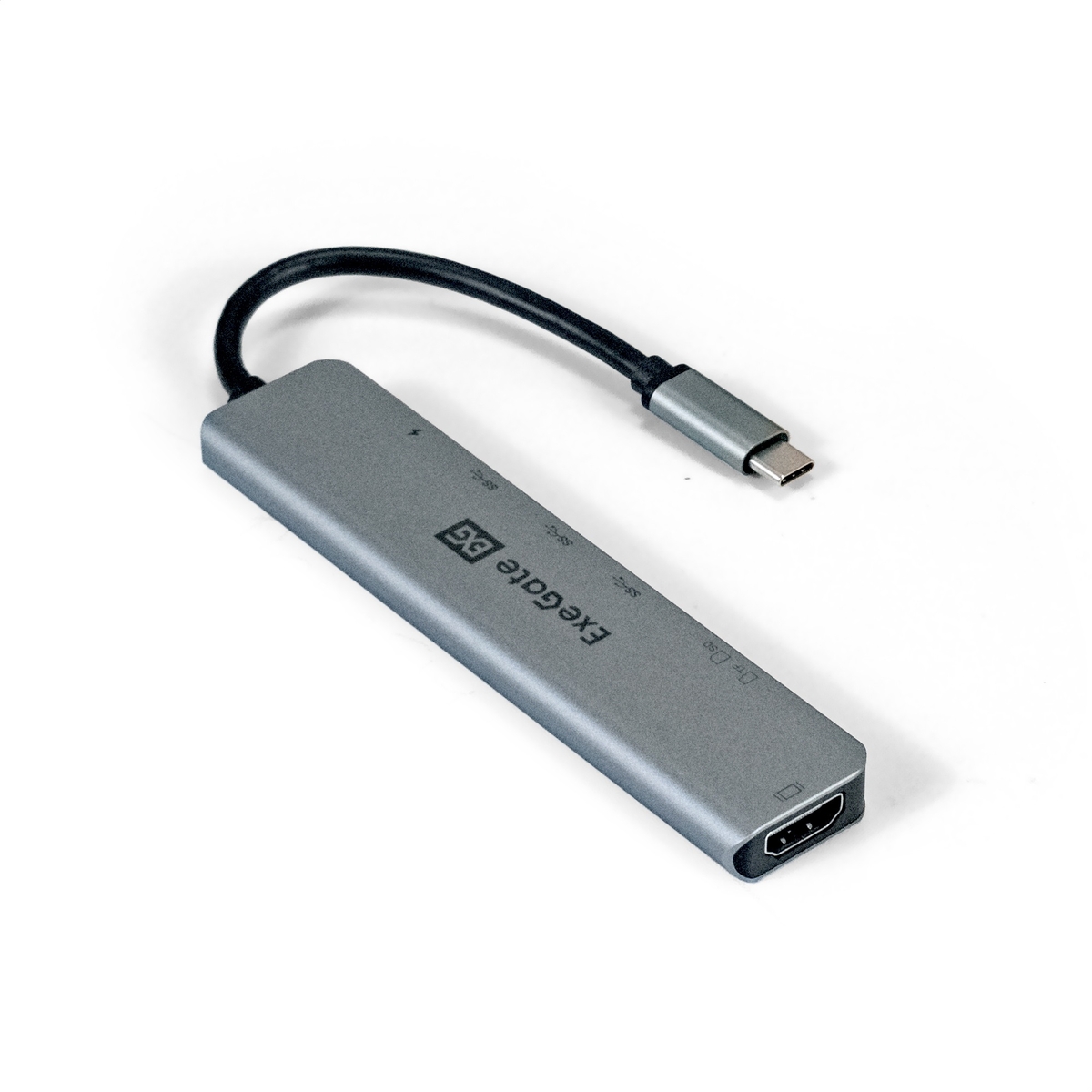 

USB-концентратор Exegate DUB-21C/PD/CR/H, 2xUSB 3.0, 2xUSB-C, серый + 1xHDMI 4K@60Hz, USB-C/PD 100W (EX293983RUS), DUB-21C/PD/CR/H