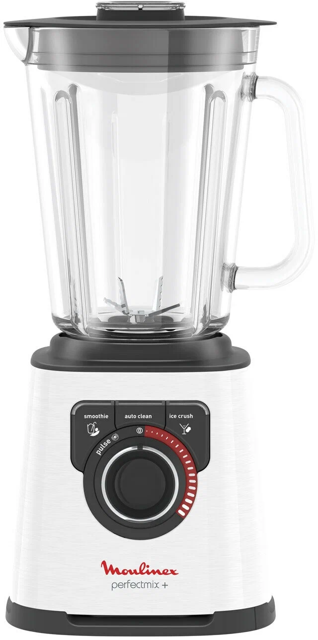 

Блендер стационарный Moulinex PerfectMix+ LM811132 1.2 кВт, 2 л, белый/серый (LM811132), LM811132