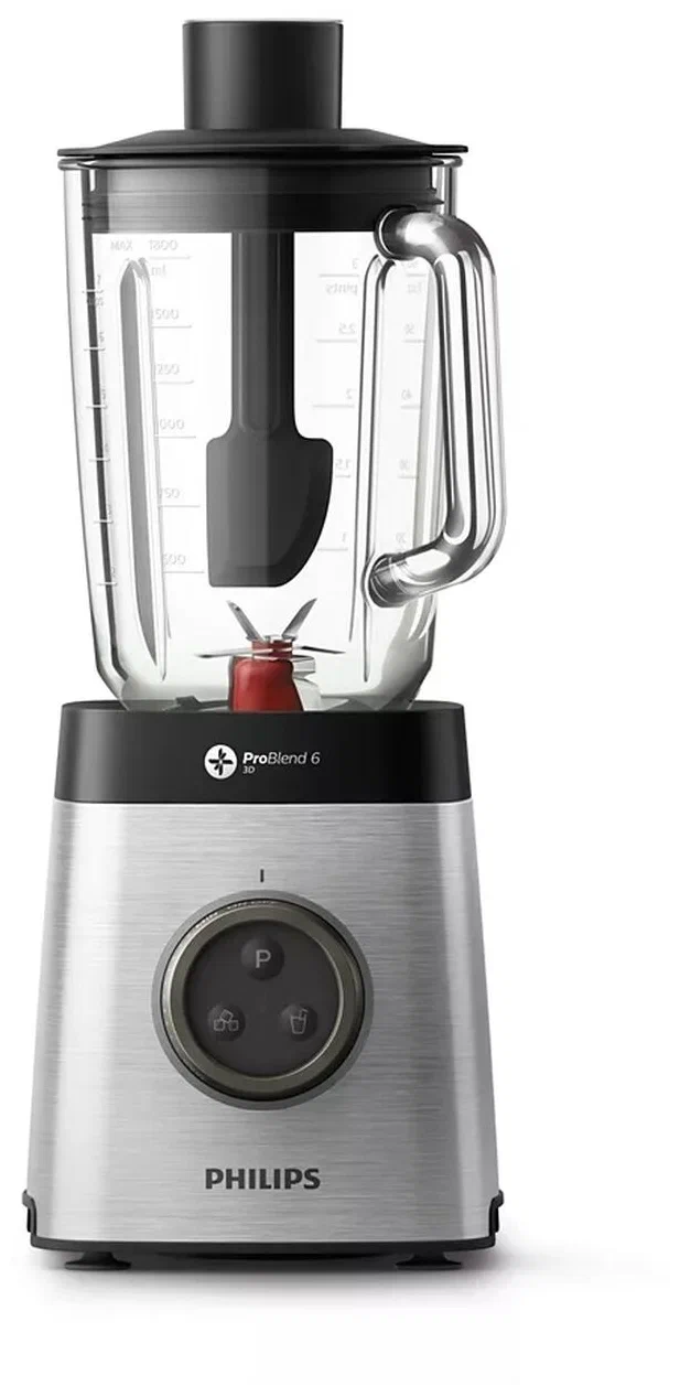 

Блендер стационарный Philips HR3652/00 1.4 кВт, 1.8 л, черный/серебристый (HR3652/00), HR3652/00