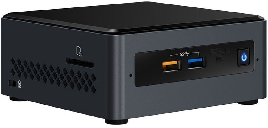 

Неттоп-платформа Intel NUC, Intel Celeron J4005 2 ГГц 2xDDR4, 1x2.5" HDD/SSD, WiFi, BT, серый (BOXNUC7CJYHN4)