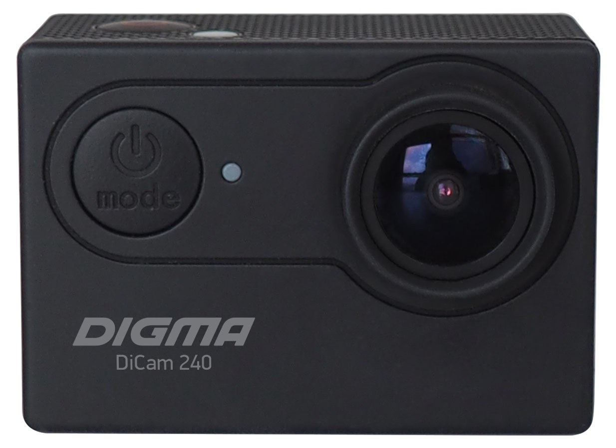 Экшн-камера Digma DiCam 240, 12 MP, 1920x1080