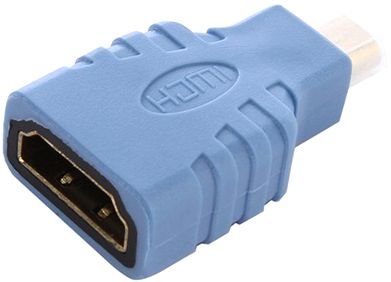 

Переходник (адаптер) HDMI(F)-micro HDMI (M), синий Greenconnect GCR-50938 (GCR-50938), GCR-50938