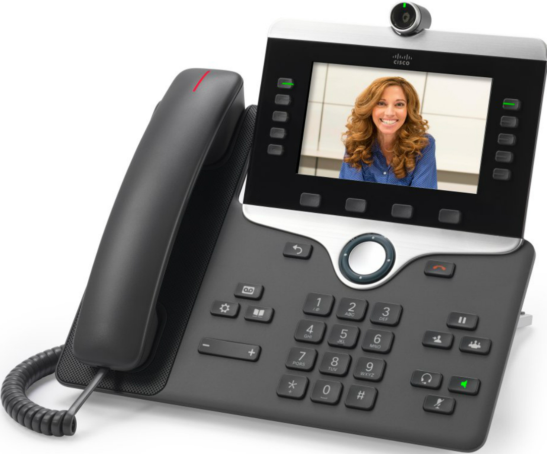 

VoIP-телефон Cisco CP-8845-K9, 5 линий, 5 SIP-аккаунтов, цветной дисплей, PoE, черный (CP-8845-K9), CP-8845-K9