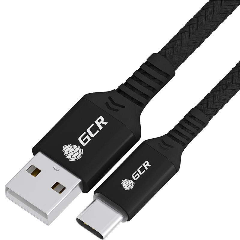 

Кабель USB 2.0(Am)-USB 2.0 Type-C(m), быстрая зарядка, 3А, 1 м, черный, Greenconnect GCR-53630 (GCR-53630), GCR-53630