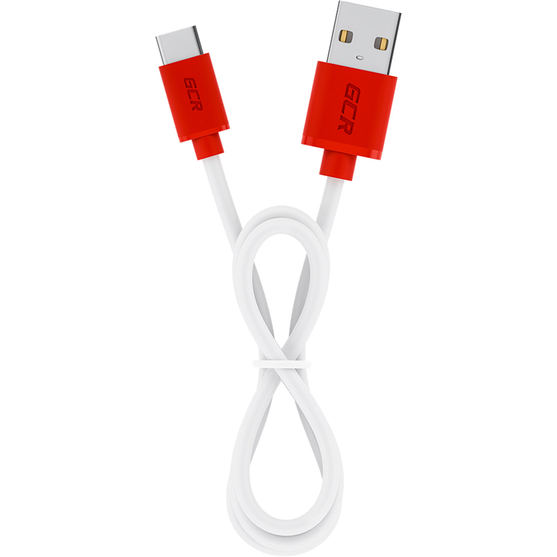 

Кабель USB 2.0(Am)-USB 2.0 Type-C(m), 1 м, белый/красный, Greenconnect GCR-53236 (GCR-53236), GCR-53236