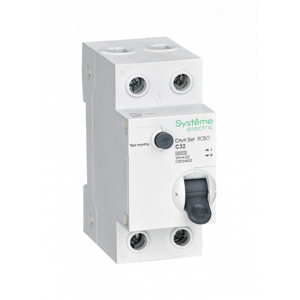 

Выключатель автоматический Systeme Electric C9D34632 1P+N 32А C 4.5кА (C9D34632), C9D34632