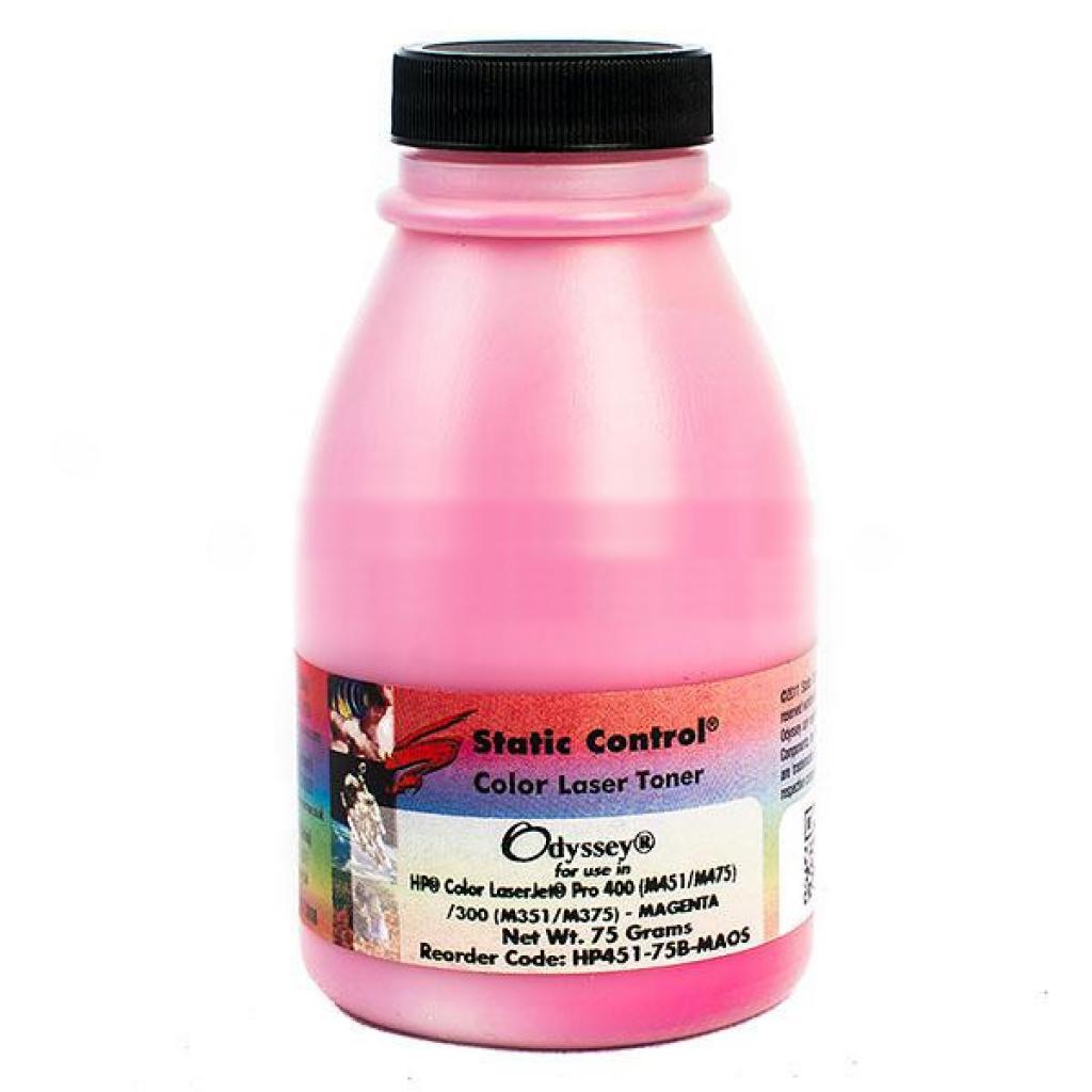 

Тонер Static Control HP451-75B-MAOS, бутыль 75 г, пурпурный, совместимый, HP451-75B-MAOS