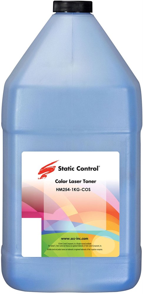 

Тонер Static Control HM254-1KG-COS, бутыль 1 кг, голубой, совместимый для M252/M254/M45 (HM254-1KG-COS), HM254-1KG-COS