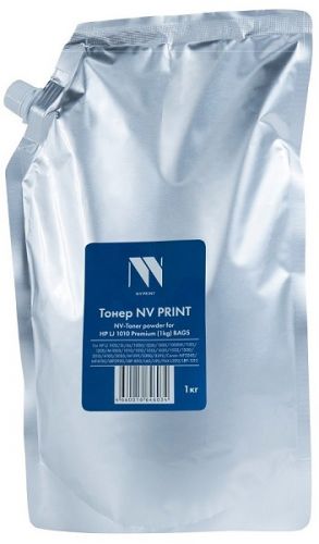 Тонер NV Print Premium универсальный пакет 1 кг черный совместимый для Canon LJ 11005L6L1000120013001000W11501200M1005101010121015102010221300201541002035M131933903392 MF3240MF4150LBP2900LBP-800L60L90FAX-L200LBP-1210 NV-1010-PR-1KG-BAG 1300₽