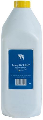 Тонер NV Print Premium универсальный 1 кг, желтый