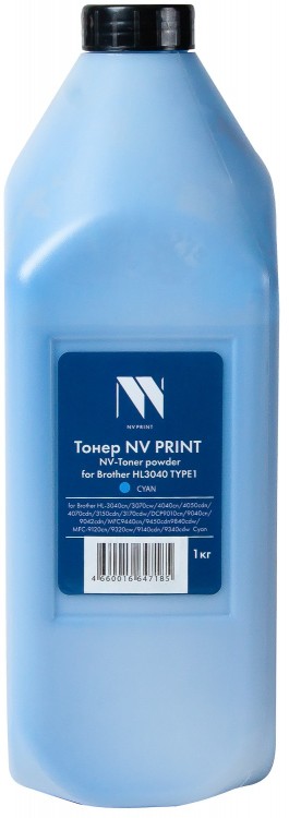 

Тонер NV Print Premium Универсальный 1 кг, голубой, совместимый для Brother HL3040/3070CW/DCP-9010CN/MFC-9120CN/9120CW (TN-NV-HL3040-PR-1KGC), Универсальный