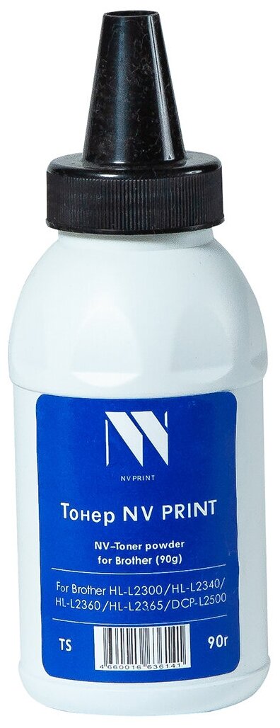 

Тонер NV Print NV-Brother (90г) 90 г, черный, совместимый для Brother HL-L2300, HL-L2340, HL-L2360, HL-L2365, DCP-L2500, NV-Brother (90г)