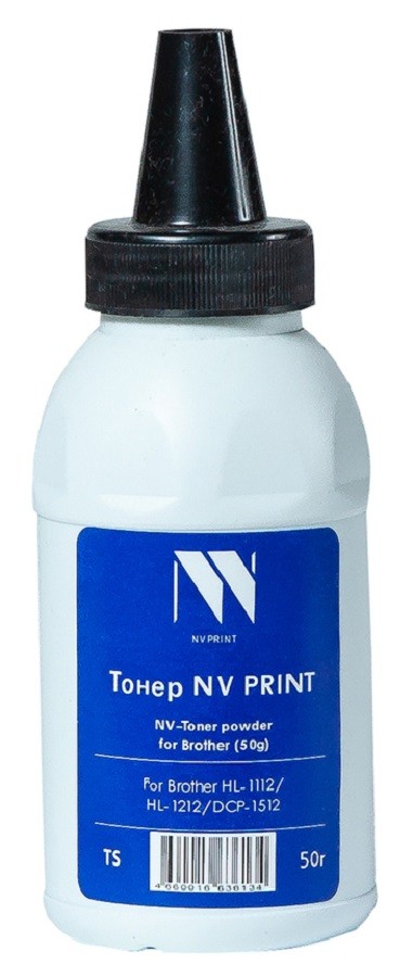 Тонер NV Print NV-Brother 50г 50 г черный совместимый для Brother HL-1112 HL-1212 DCP-1512 23000₽