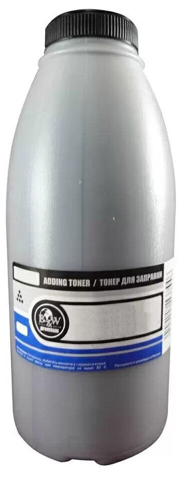 Тонер B&W Premium SCOL-111K-500, бутыль 500 г, черный, совместимый для Samsung CLP 310/315/320/325/360, CLX-3175/3185, химический (SCOL-111K-500)