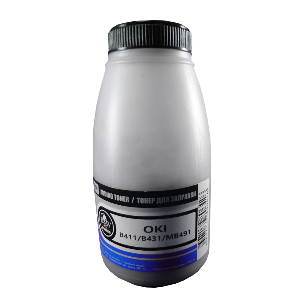Тонер B&W OPR-802-100, бутыль 100 г, черный