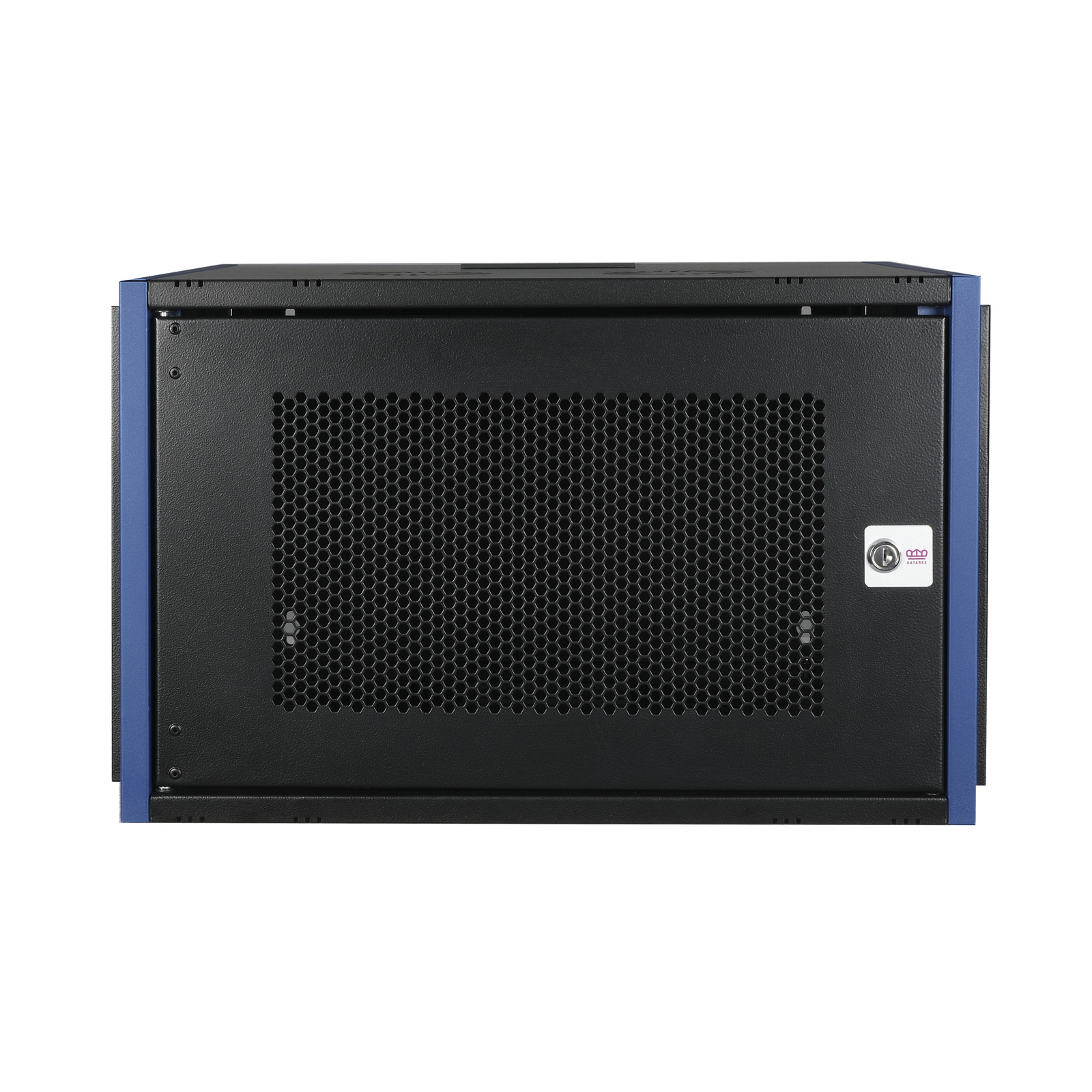 Шкаф телекоммуникационный настенный 4U 600x450 мм, перфорация, черный, разборный, Datarex (DR-620511)