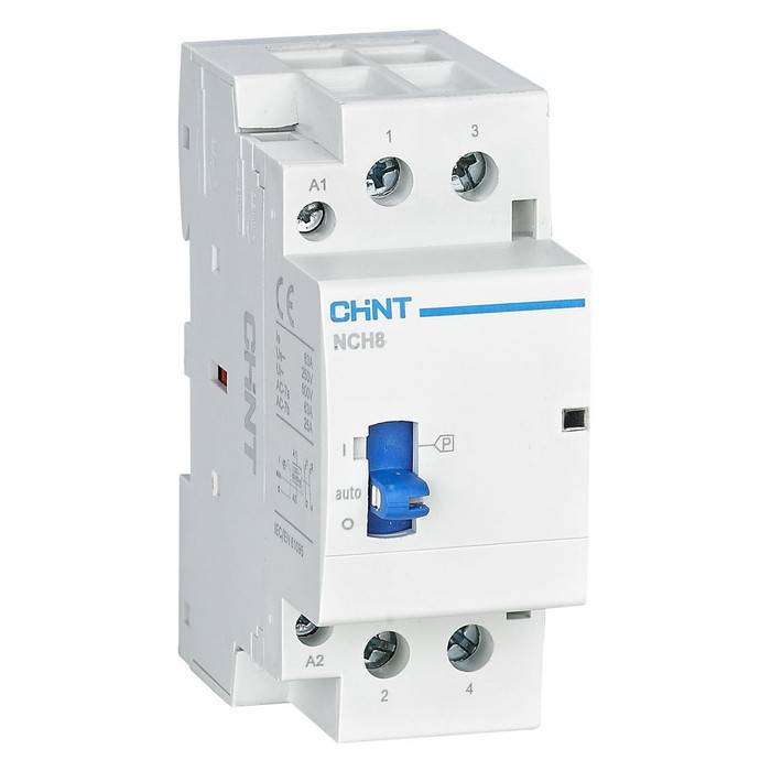 Контактор модульный 16А 230 В, AC, CHINT NCH8-16M/11