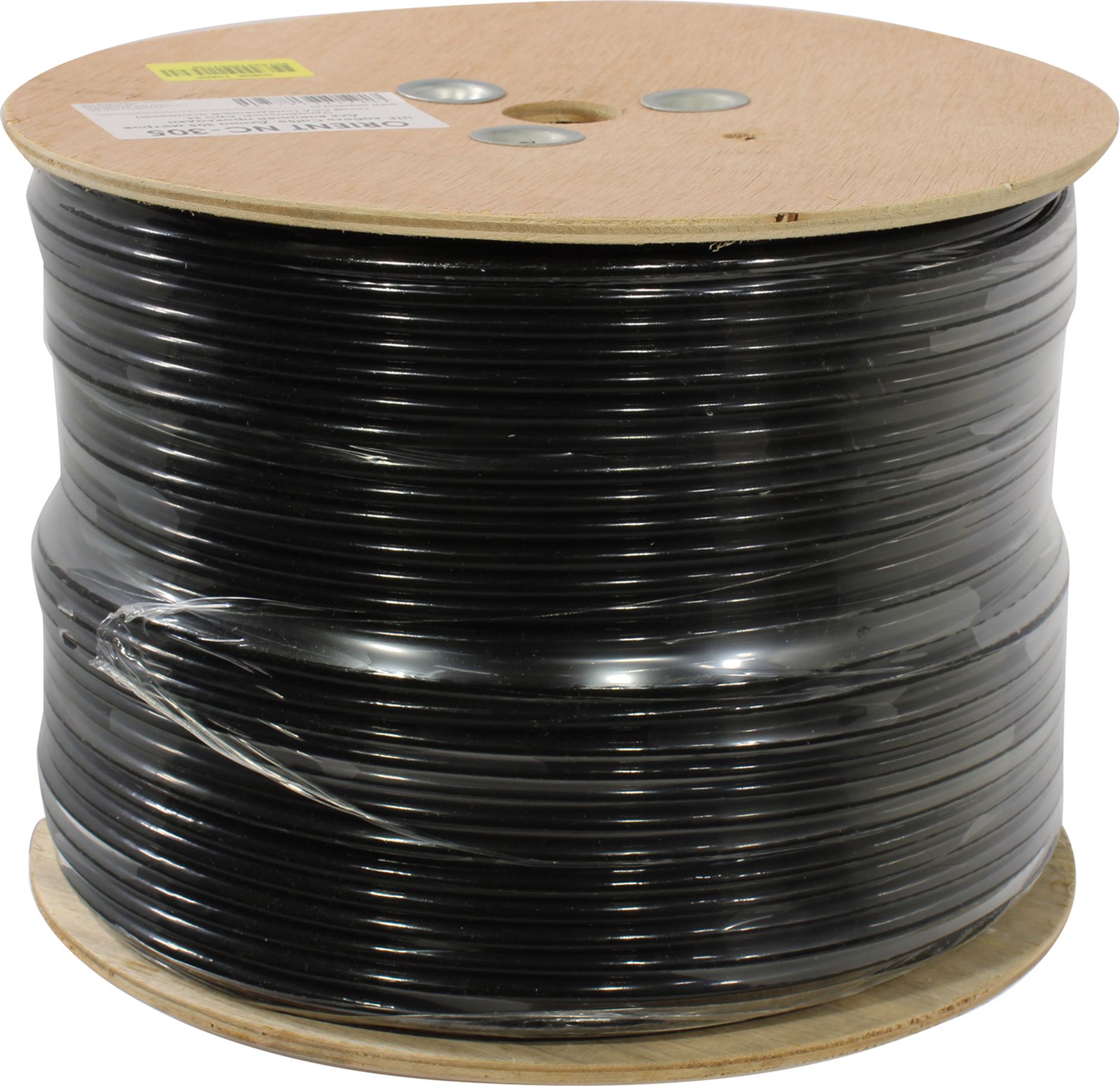 

Витая пара UTP кат.5e, 4 пары, CCA, 305м., внешний, одножильный, PVC + PE, черный, Orient (NC-305)