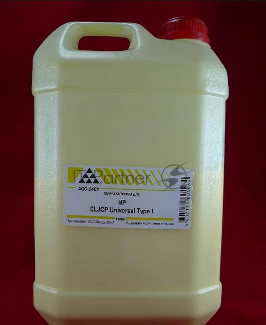 

Тонер AQC AQC-240Y, канистра 1 кг, желтый, совместимый, CLJ CP Universal Type I Yellow, AQC-240Y