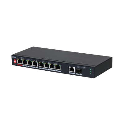 

Коммутатор Dahua DH-PFS3110-8ET1GT1GF-96, кол-во портов: 8x100 Мбит/с, кол-во SFP/uplink: combo RJ-45/SFP 2x1 Гбит/с, PoE: 8x30 Вт (макс. 90 Вт), DH-PFS3110-8ET1GT1GF-96