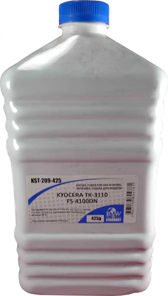 

Тонер B&W KST-209-425, бутыль 425 г, черный, совместимый для Kyocera TK-3110, FS-4100DN, Standart, KST-209-425