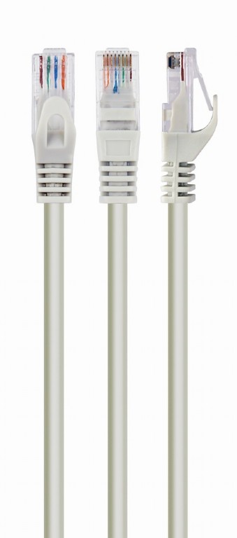 

Патч-корд UTP кат.6 5м, RJ45-RJ45, серый, Cablexpert (PP6U-5M), PP6U-5M