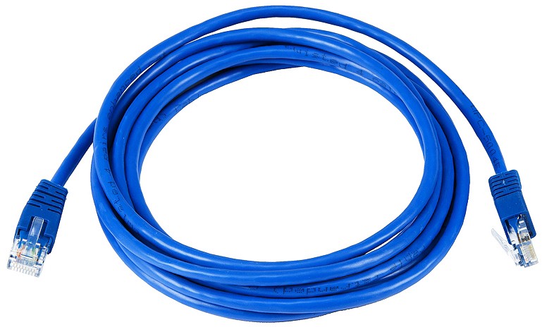 Патч-корд UTP кат.5e, 5 м, RJ45-RJ45, синий, CCA, Bion (BPC-U5E101-5M-BL)