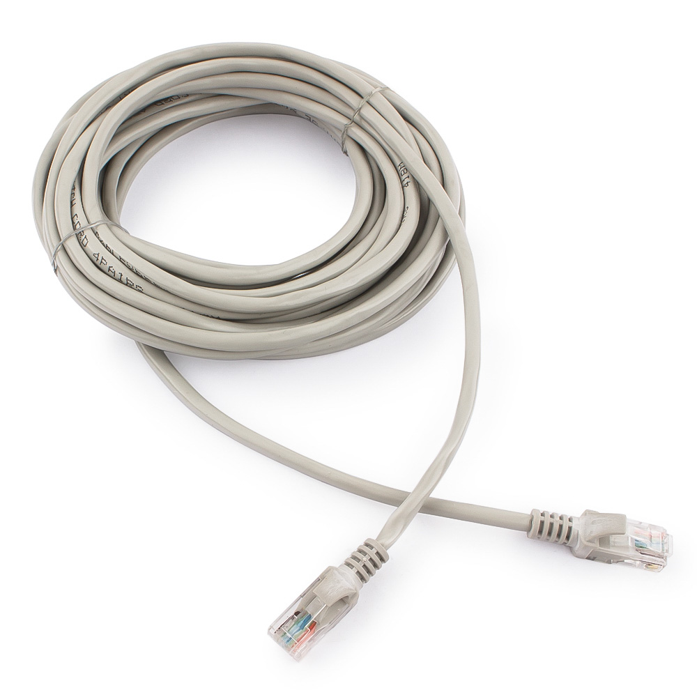 

Патч-корд UTP кат.5e, 7.5м, RJ45-RJ45, серый, Cablexpert (PP10-7.5M), PP10-7.5M