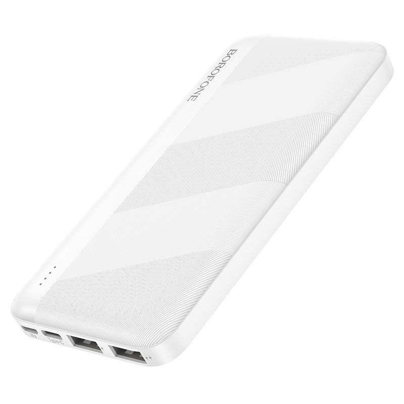 

Портативный аккумулятор (Powerbank) Borofone BJ27 Pindar, 10 А·ч, 2xUSB, 2.1А, белый (6974443388008), BJ27 Pindar