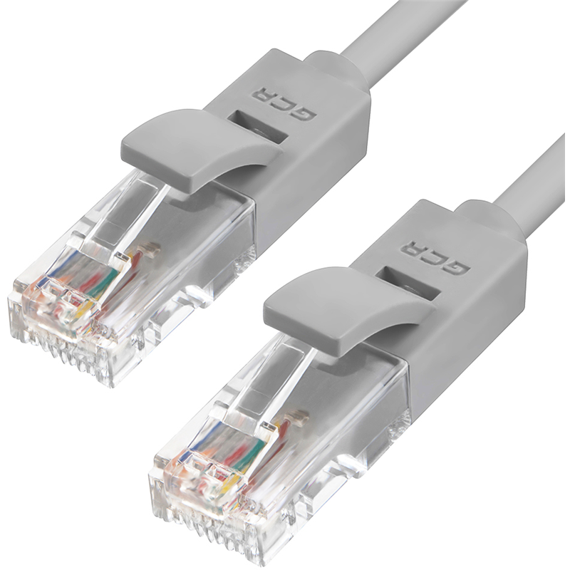 

Патч-корд UTP кат.6, 1м, RJ45-RJ45, серый, LSZH, Greenconnect (GCR-50740), GCR-50740