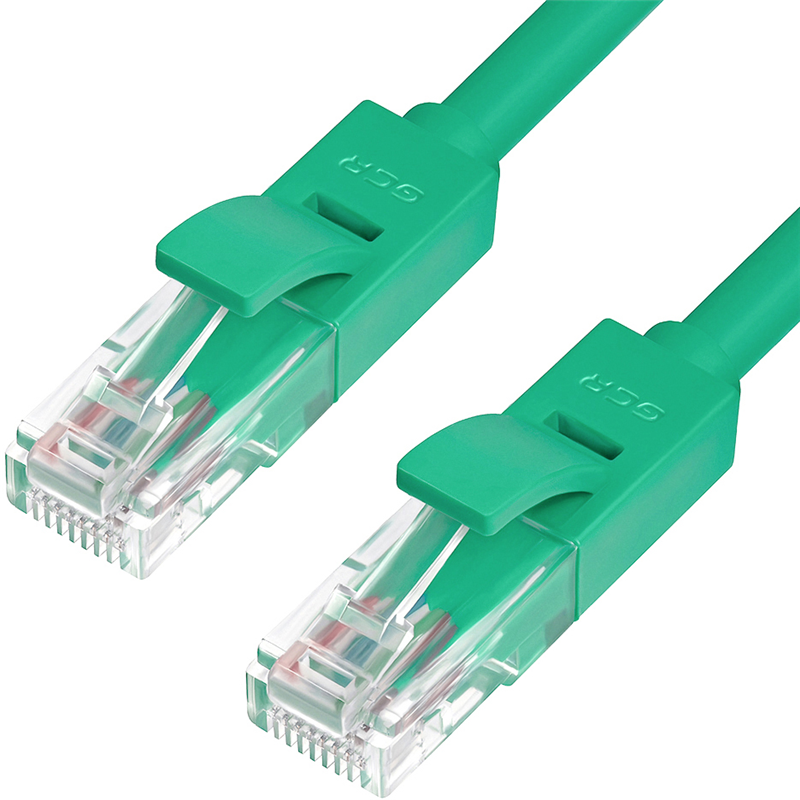 

Патч-корд UTP кат.6, 3м, RJ45-RJ45, зеленый, LSZH, Greenconnect (GCR-50729), GCR-50729