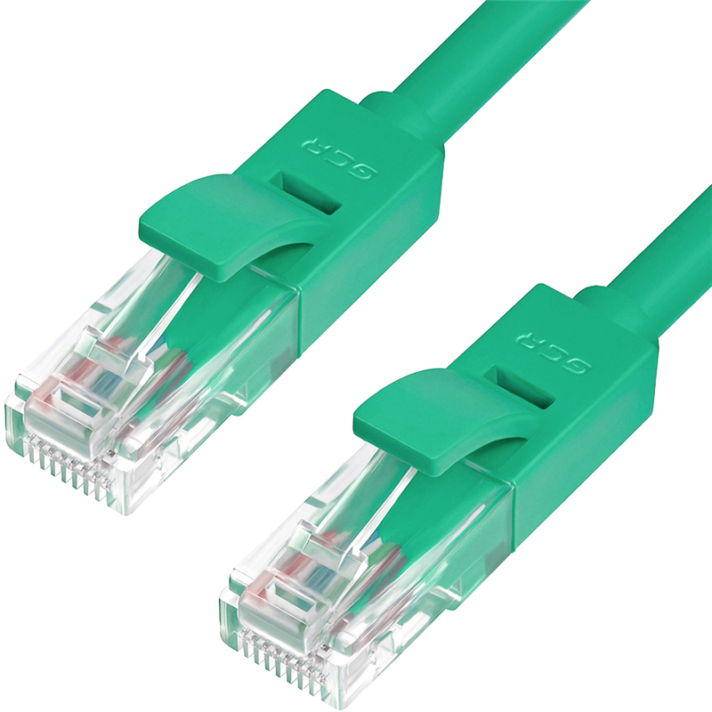 

Патч-корд UTP кат.6, 5м, RJ45-RJ45, зеленый, LSZH, Greenconnect (GCR-50730), GCR-50730