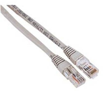 

Патч-корд UTP кат.5e, 3м, RJ45-RJ45, серый, Hama (H-30595)