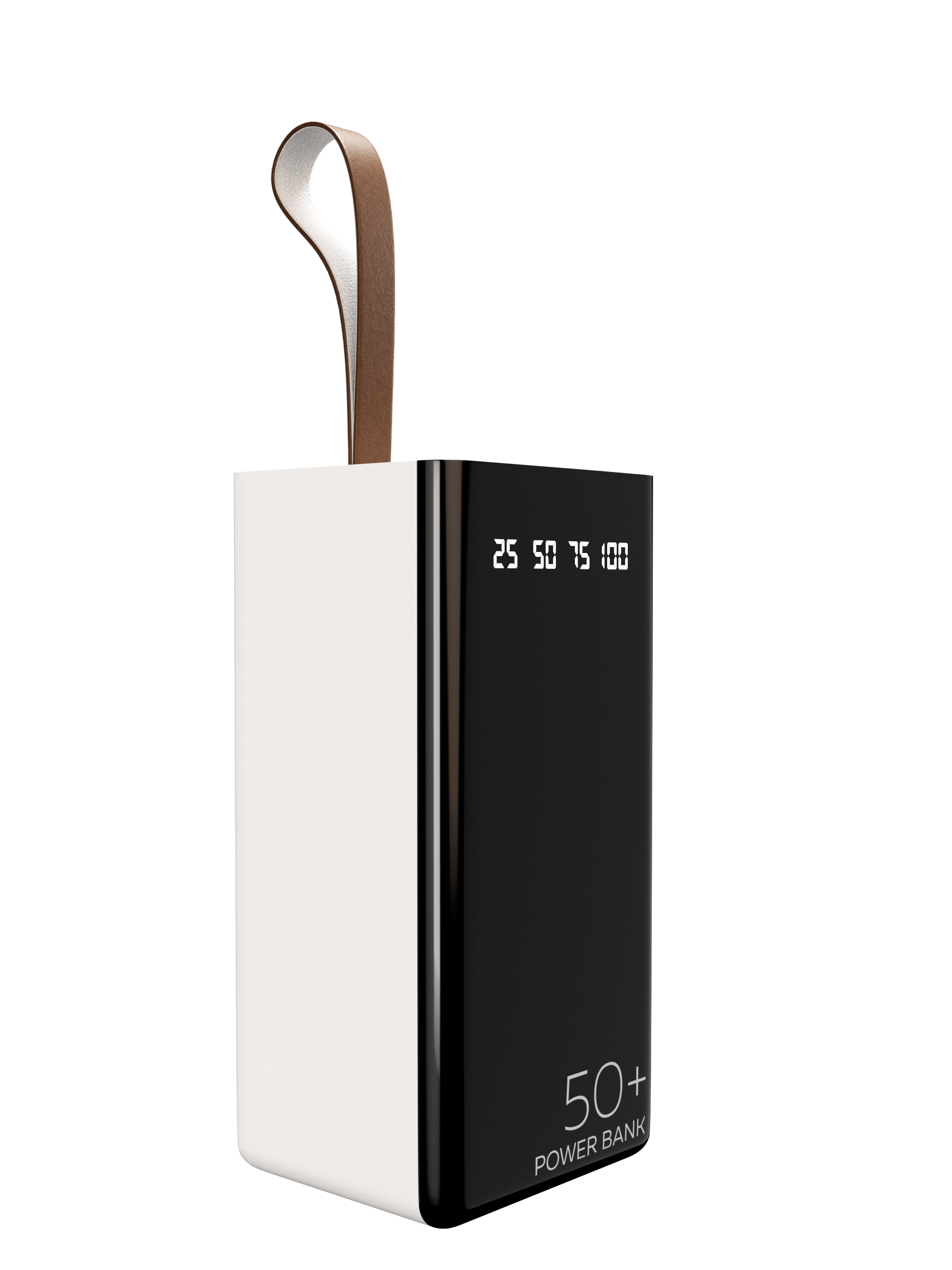 

Портативный аккумулятор (Powerbank) More Choice PB60-50, 50 А·ч, 2xUSB, 2.1А, белый (PB60-50W), PB60-50