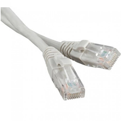 Патч-корд UTP кат5e 5м RJ45-RJ45 серый IRBIS IRB-U5E-5-GY 195₽