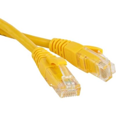 

Патч-корд UTP кат.5e, 1м, RJ45-RJ45, желтый, ITK (PC05-C5EU-1M)