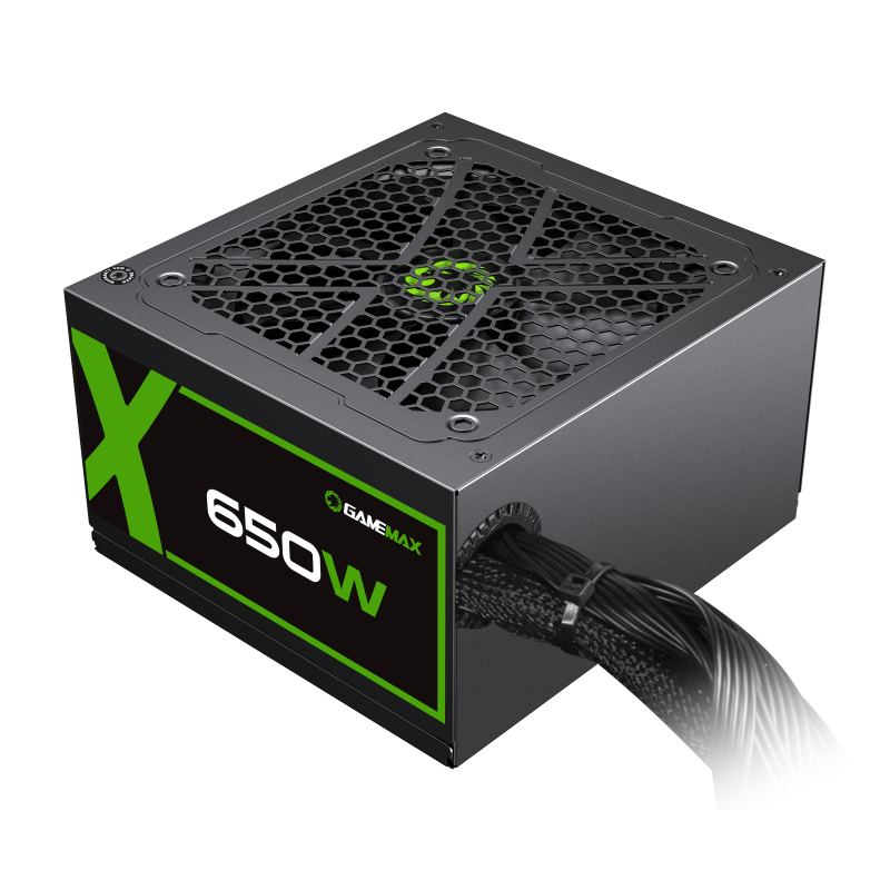

Блок питания 650 Вт ATX GameMax GX-650, 120 мм, 80 Plus Gold, Retail, GX-650