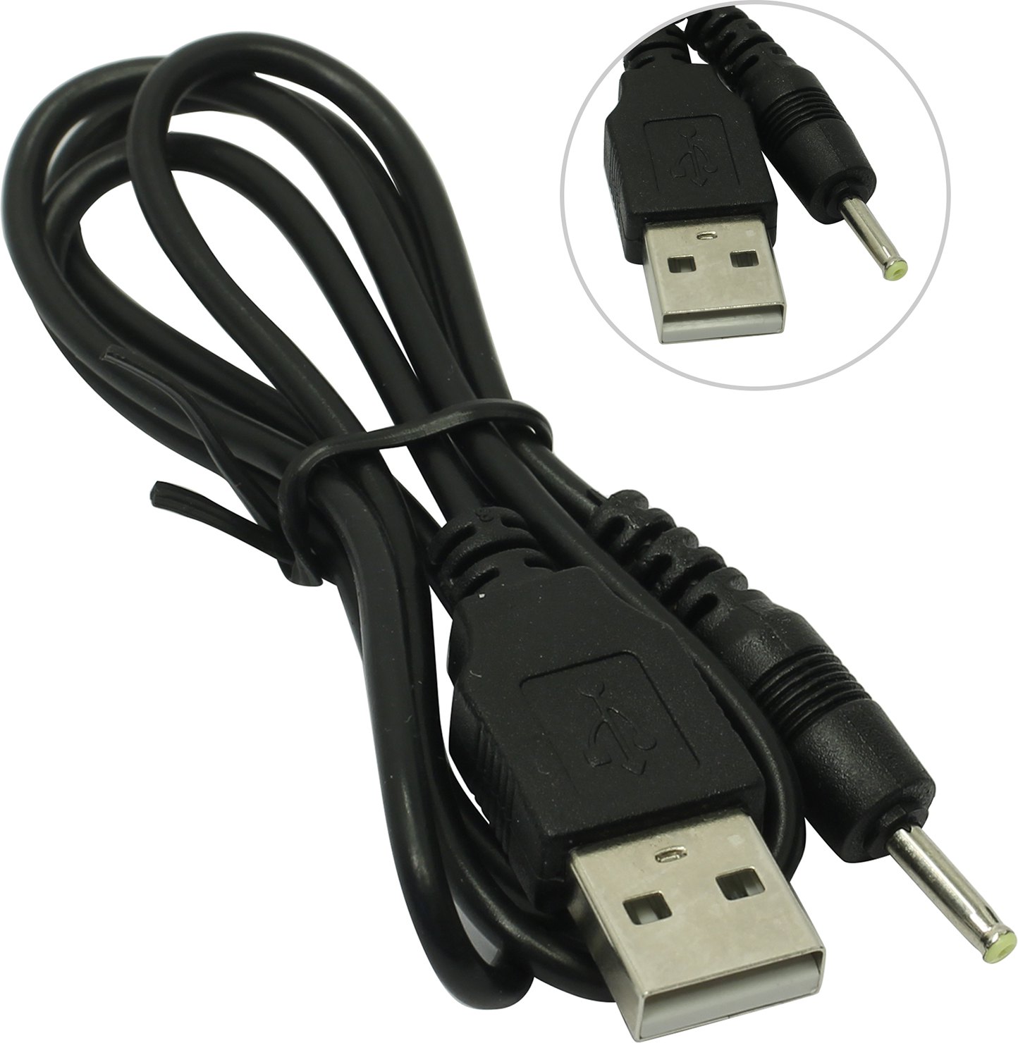 

Кабель USB 2.0(Am)-DC 2.5mm, черный, B&P N70S (N70S N12 USB2.0 to DC2.5mm), N70S