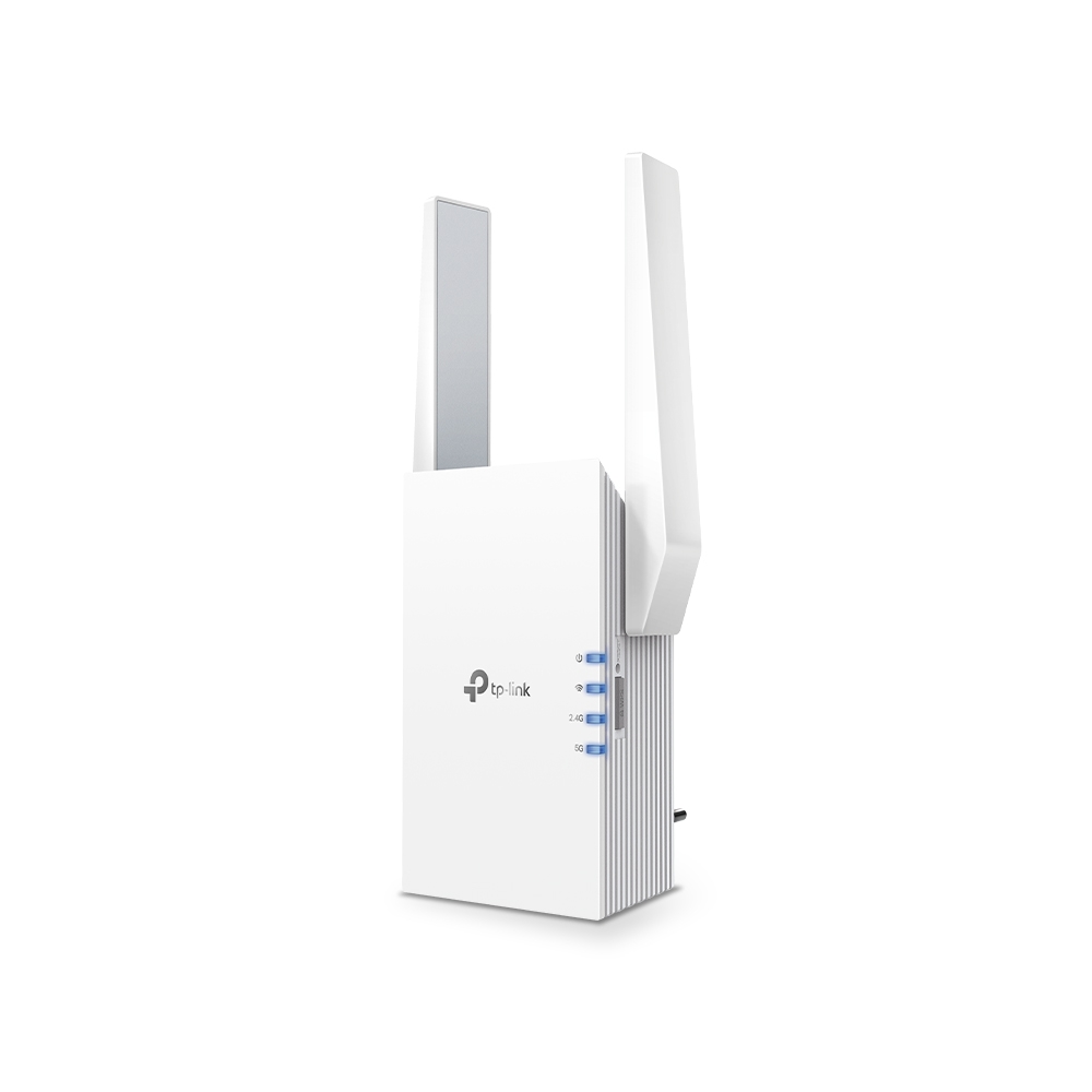 Усилитель сигнала (репитер) TP-Link RE705X, 802.11a/b/g/n/ac/ax, 2.4 / 5 ГГц, 2.98 Гбит/с, LAN: 1x1 Гбит/с, внешних антенн: 2